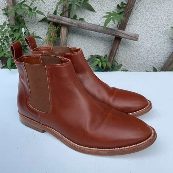 Jenni Kayne Saddle Leather Chelsea Boots Size 5.5 - Picture 6 of 13